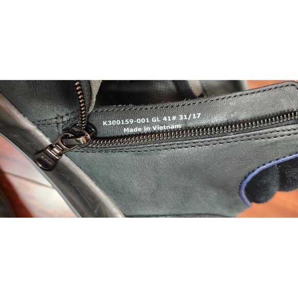 Camper High Top Leather Sneakers Black Men’s 41 | K300159 Zip Lace Casual Shoes - Picture 13 of 16